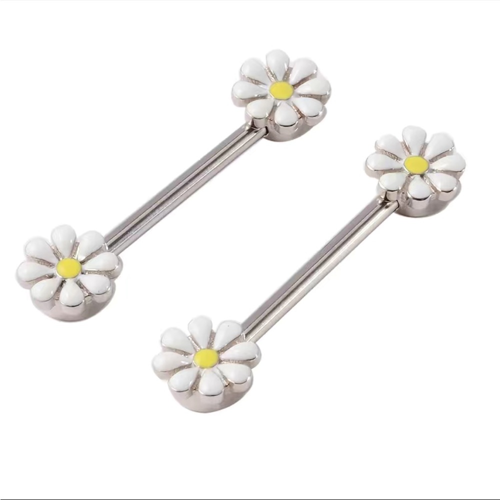 Daisy Nipple Rings 14g - 1 Pair